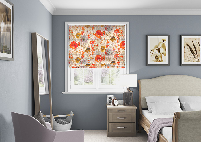 Harper, Burnt Orange - Roman Blind - Image 5